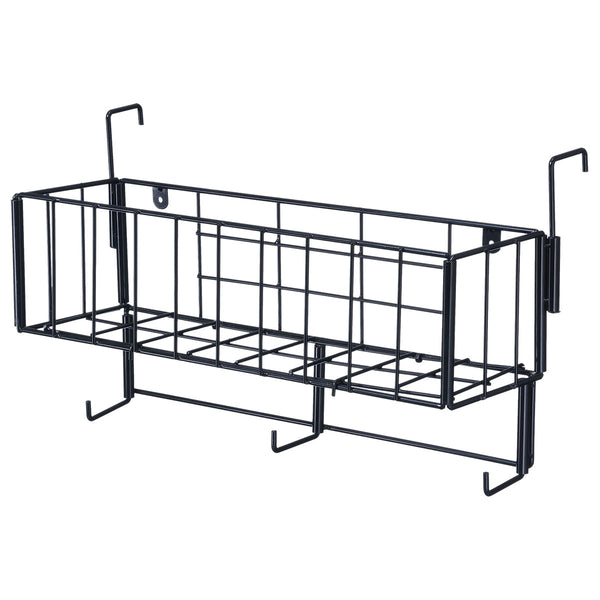 Tough 1 Hanging Bridle Rack with Basket